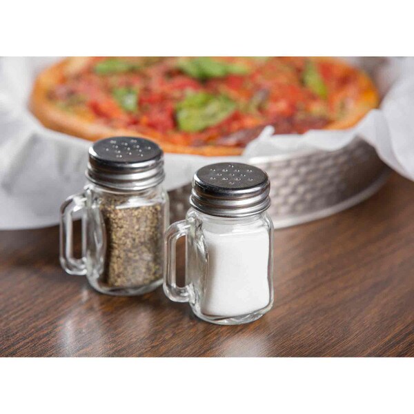 1.5 oz Mini Mason Jar Salt & Pepper Shakers (12 per pack)