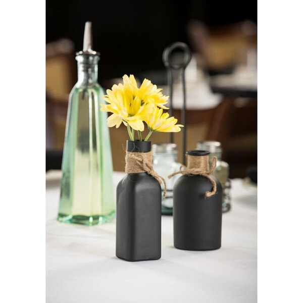 Square Chalkboard Vase