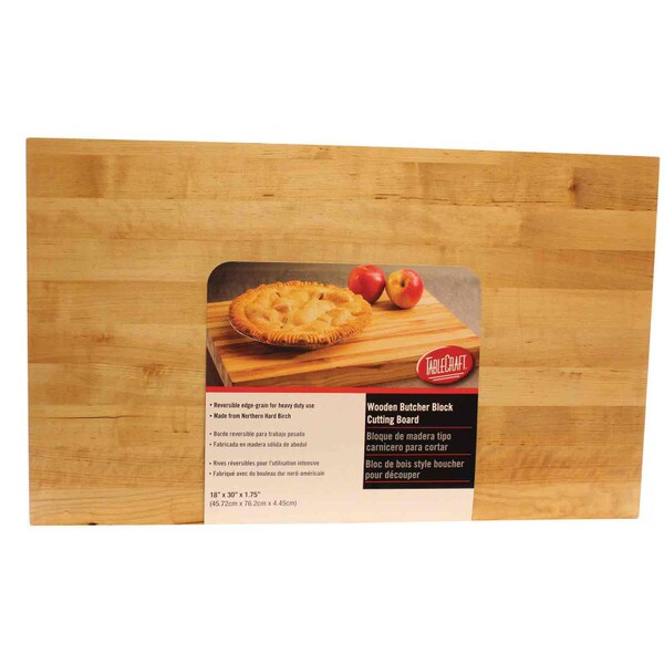 butcher block wood