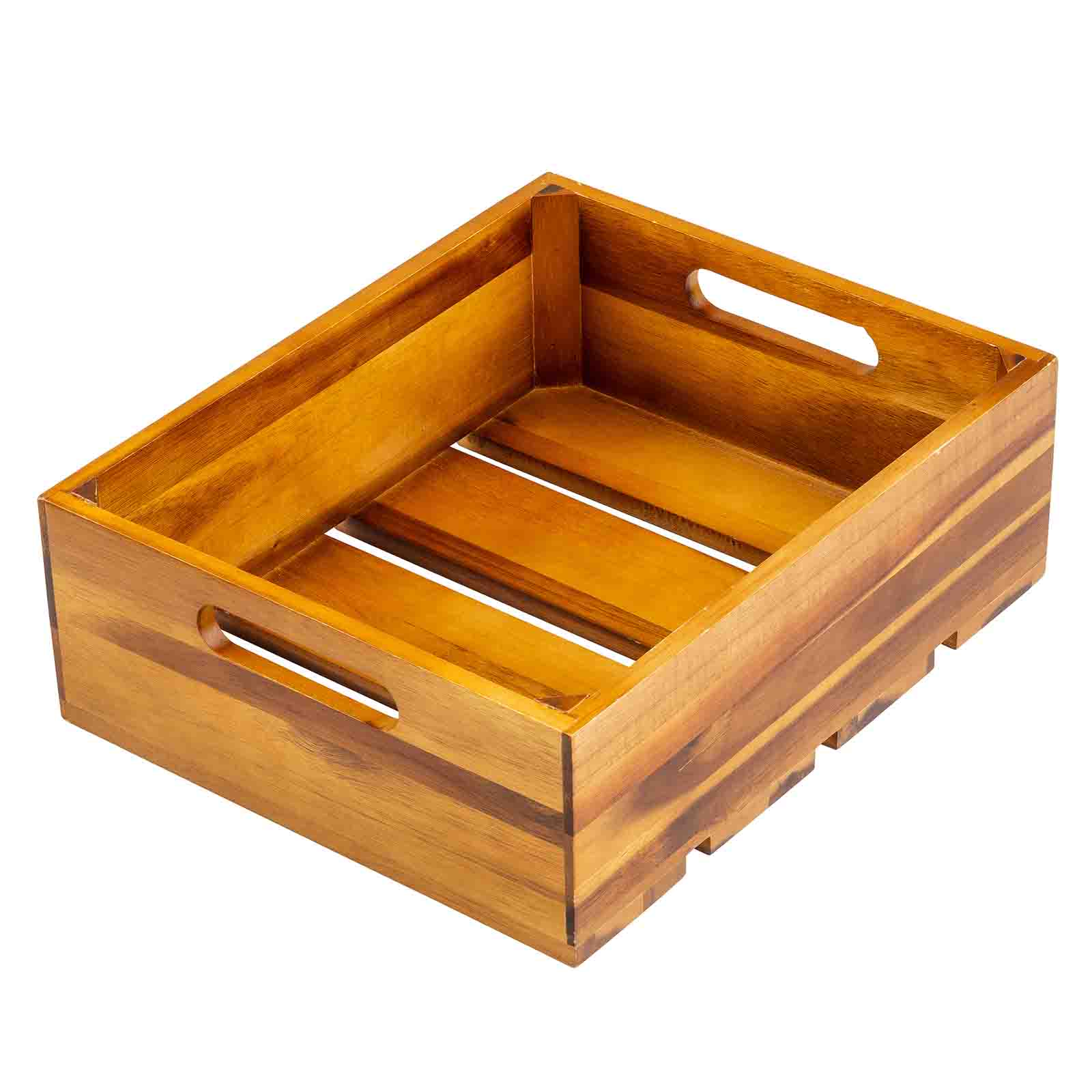 Gastronorm Display Crate, Half Size, Acacia, 4¼