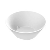 round bowl in white