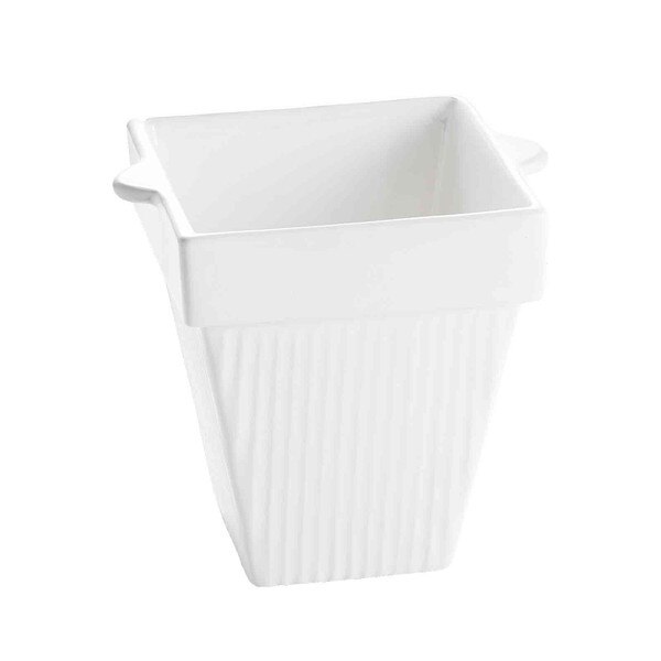 Country Kitchen Collection™ Medium Deep Square Condiment Bowl White