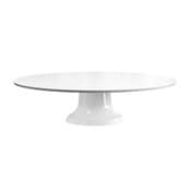 white cake stand