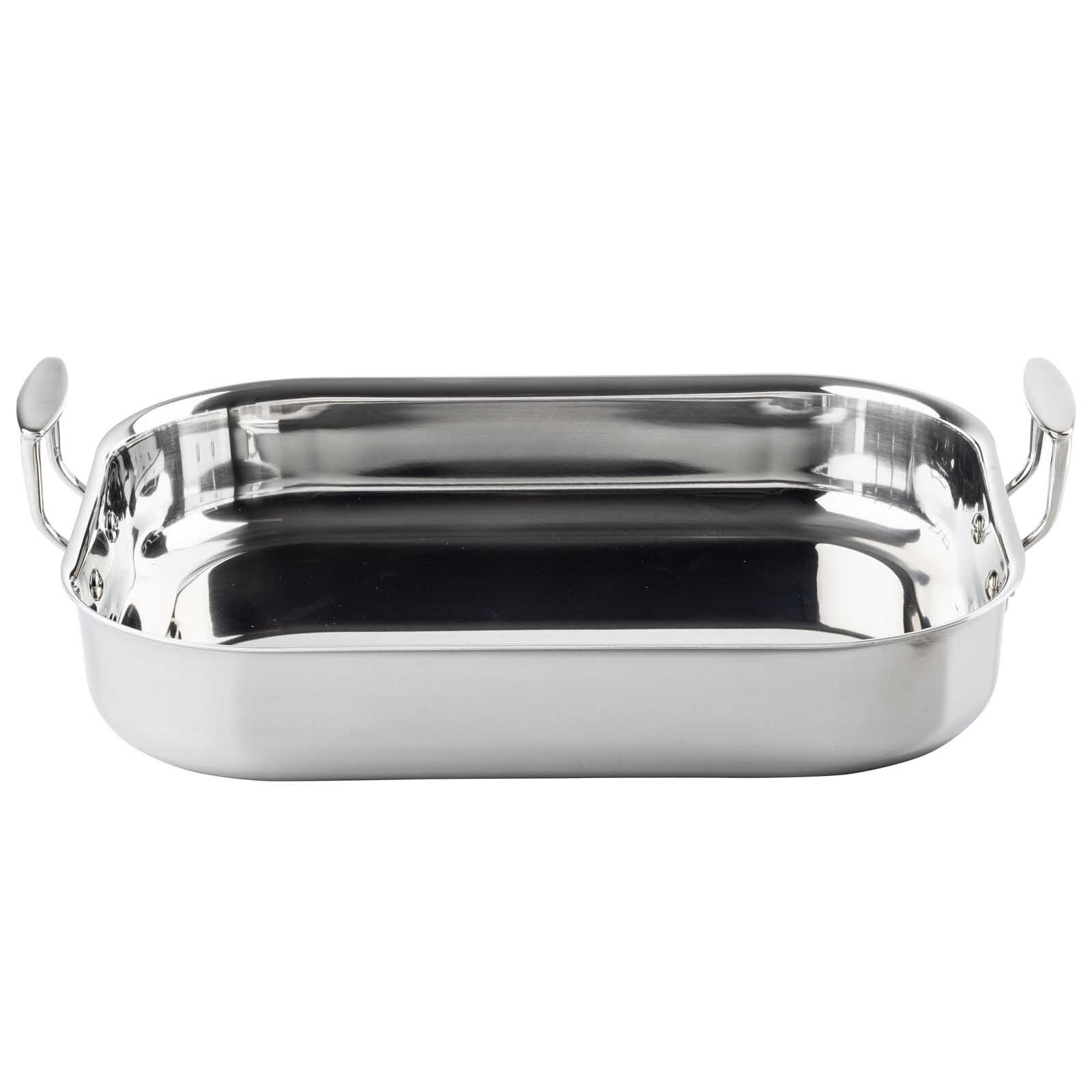 TriPly Cookware Rectangular 6 qt Roasting Pan