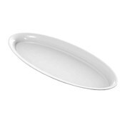 fish platter in white