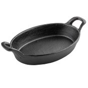 Tablecraft Cast Iron Mini Skillet, 10.375 x 6.125 x 1.25 inch -- 6 per case