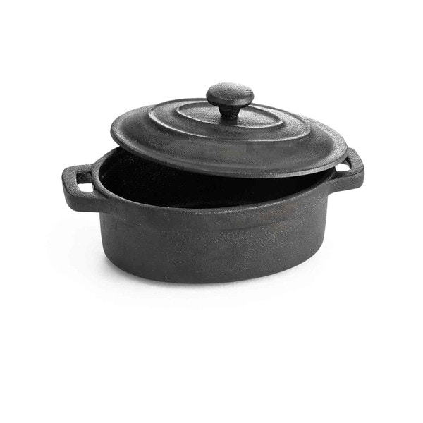 cast iron small oval server