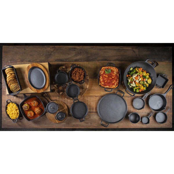 Cast Iron Cookware 2¼ qt Square Fry Pan