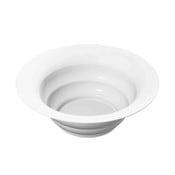 rimmed bowl in white