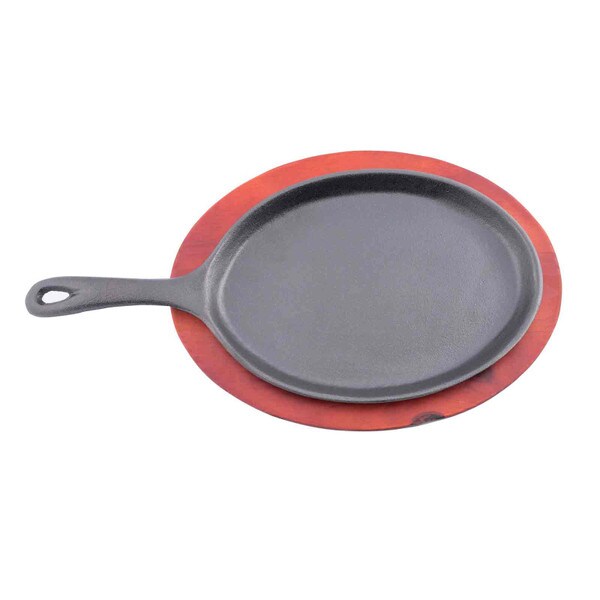 KitchenCraft World of Flavours Cast Iron Fajita Sizzler 37cm