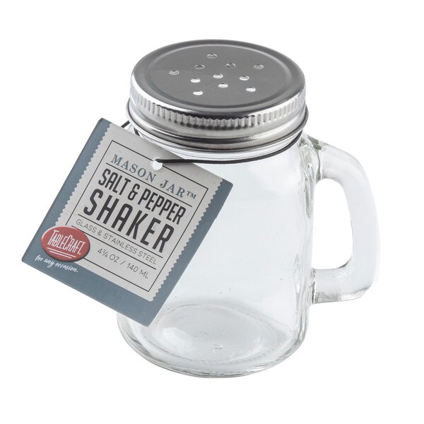 Juego Salero Pimentero Tablecraft Mason Jar