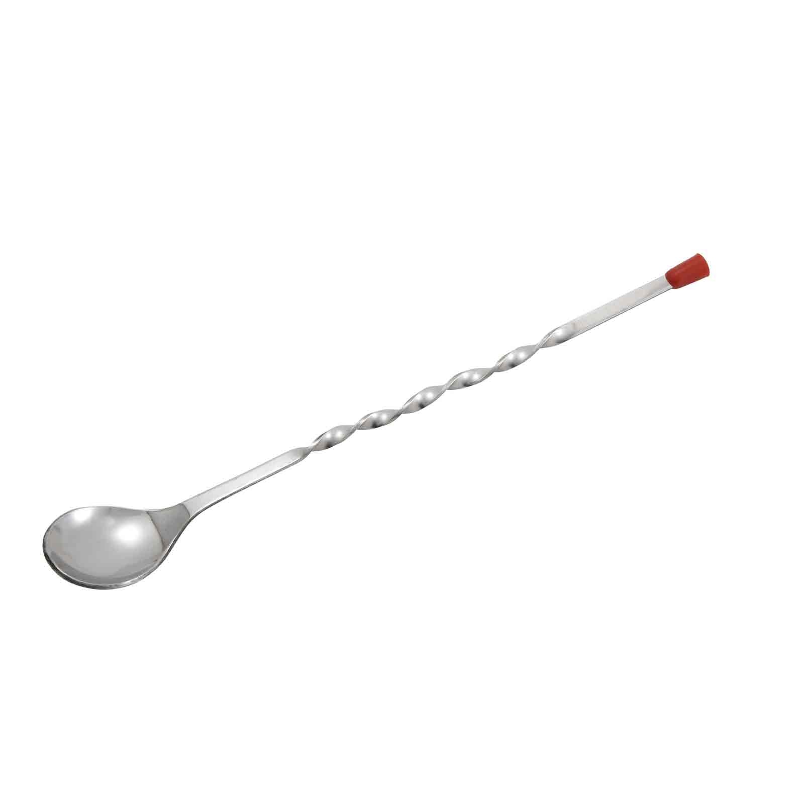 Tablecraft Stainless Steel Bar Spoon with Knob - Thumbnail 4