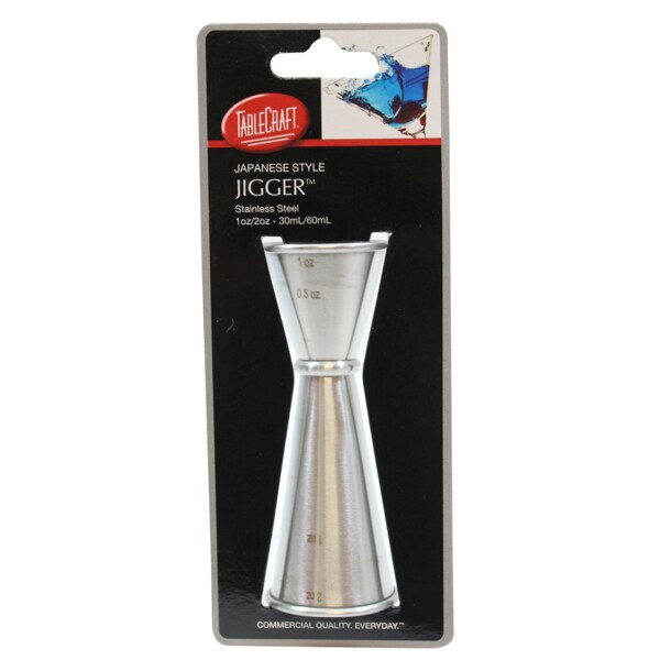 The Art of Craft Japanese Jigger: 1oz 2oz Stainless Steel Double Cocktail  Jigger with Measurements Inside – Measuring Tool for Bartenders - Yahoo  Shopping