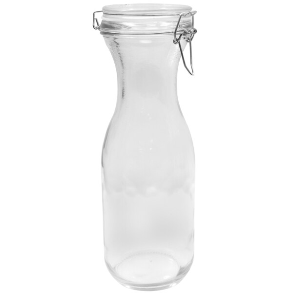 AVACRAFT Glass Carafe, Strong 3mm Thick, Hot and Cold Water Glass Pitc