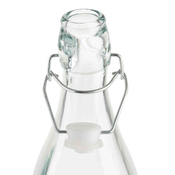 Tablecraft 10726 34 oz. Glass Carafe with Resealable Lid